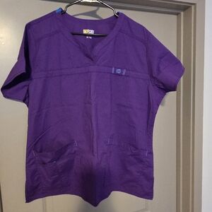 Purple Medical Scrub Top